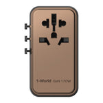 Caricabatterie da viaggio MOMAX UA17 170W GaN PD