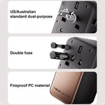 Caricabatterie da viaggio MOMAX UA17 170W GaN PD