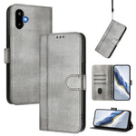 Custodia per telefono in pelle stile retrò con fibbia a giunzione lineare, For Samsung Galaxy M56 5G, For Samsung Galaxy M16 5G / F16 5G, For Samsung Galaxy M06 5G / F06 5G