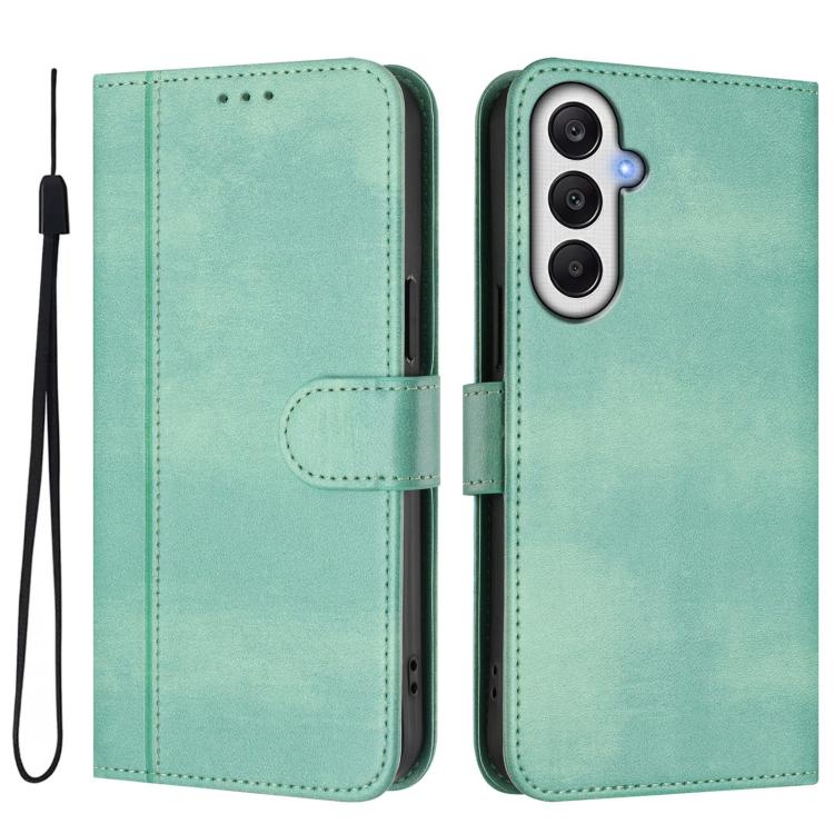 Custodia per telefono in pelle stile retrò con fibbia a giunzione lineare, For Galaxy A35 5G, For Galaxy A25 5G Global, For Galaxy A24 4G Global