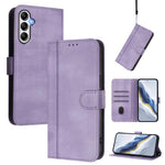 Custodia per telefono in pelle stile retrò con fibbia a giunzione lineare, For Galaxy A14 4G / 5G, For Galaxy A34 5G, For Galaxy A54 5G