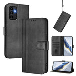 Custodia per telefono in pelle stile retrò con fibbia a giunzione lineare, For Galaxy A13 / A04s / A04 4G, For Galaxy A22 5G / F42 5G, For Galaxy A53 5G