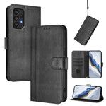 Custodia per telefono in pelle stile retrò con fibbia a giunzione lineare, For Galaxy A73 5G, For Galaxy A33 5G, For Galaxy A03 166mm