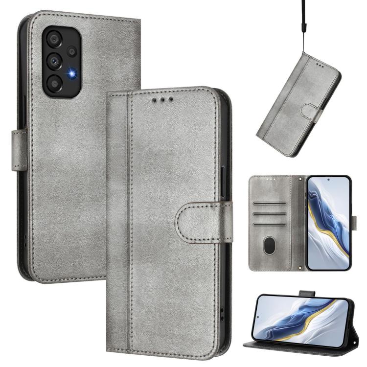 Custodia per telefono in pelle stile retrò con fibbia a giunzione lineare, For Galaxy A73 5G, For Galaxy A33 5G, For Galaxy A03 166mm