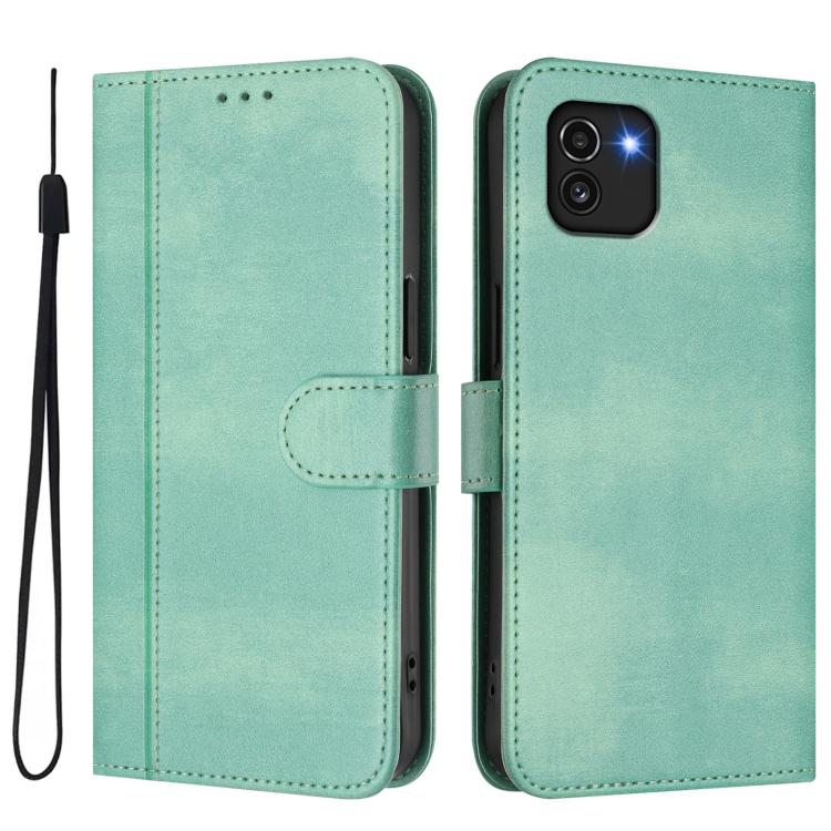 Custodia per telefono in pelle stile retrò con fibbia a giunzione lineare, For Galaxy A03 164mm, For Galaxy A32 5G / M32 5G, For Galaxy A52 4G / 5G
