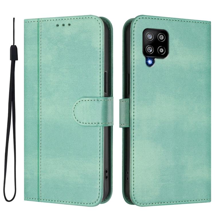 Custodia per telefono in pelle stile retrò con fibbia a giunzione lineare, For Galaxy A42 5G / M42, For Galaxy A32 4G, For Galaxy A02 / M02