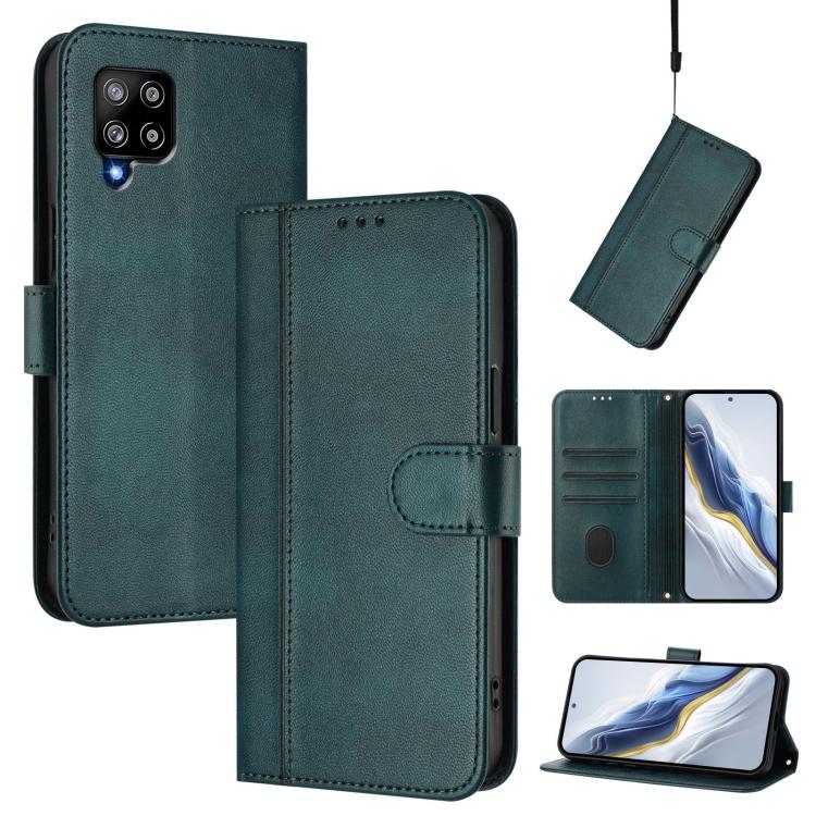 Custodia per telefono in pelle stile retrò con fibbia a giunzione lineare, For Galaxy A42 5G / M42, For Galaxy A32 4G, For Galaxy A02 / M02