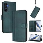 Custodia per telefono in pelle stile retrò con fibbia a giunzione lineare, For Galaxy A27 5G, For Galaxy A17 5G, For Galaxy A07 4G