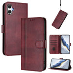 Custodia per telefono in pelle stile retrò con fibbia a giunzione lineare, For Galaxy A27 5G, For Galaxy A17 5G, For Galaxy A07 4G