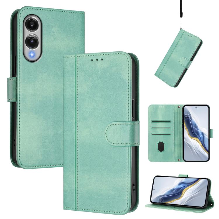 Custodia per telefono in pelle stile retrò con fibbia a giunzione lineare, For Samsung Galaxy S25 Edge 5G, For Samsung Galaxy S25 / S24 5G, For Samsung Galaxy S25+ / S24+ 5G