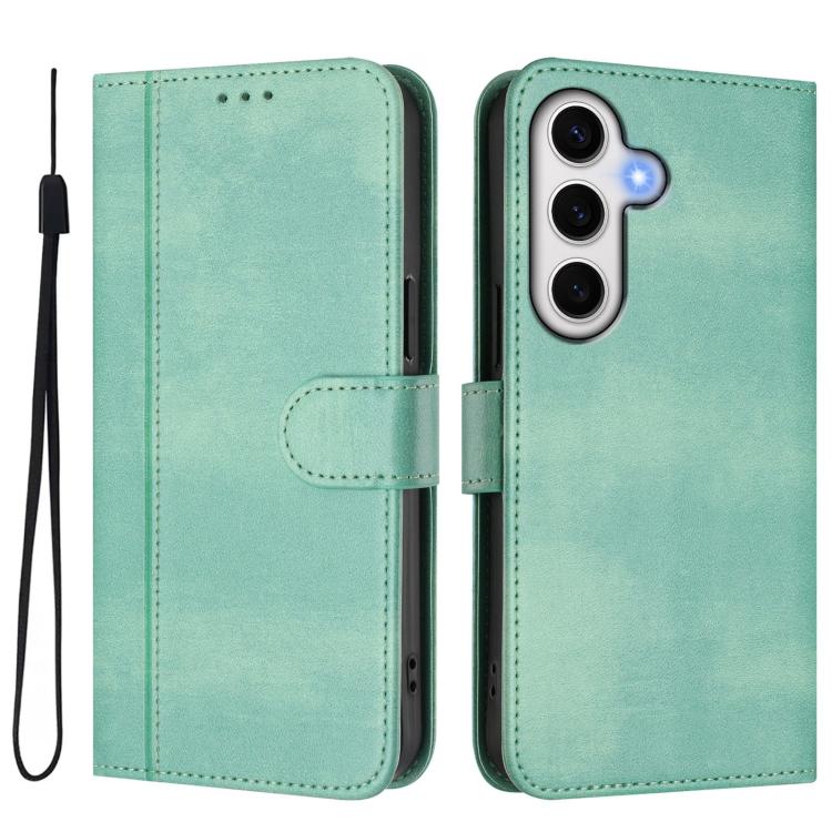 Custodia per telefono in pelle stile retrò con fibbia a giunzione lineare, For Samsung Galaxy S23 FE 5G, For Samsung Galaxy S23 Ultra 5G, For Samsung Galaxy S23+ 5G