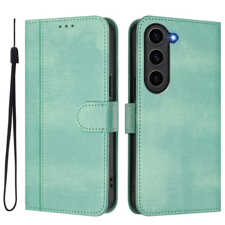 Custodia per telefono in pelle stile retrò con fibbia a giunzione lineare, For Samsung Galaxy S23 5G, For Samsung Galaxy S20 FE, For Samsung Galaxy S22 Ultra 5G