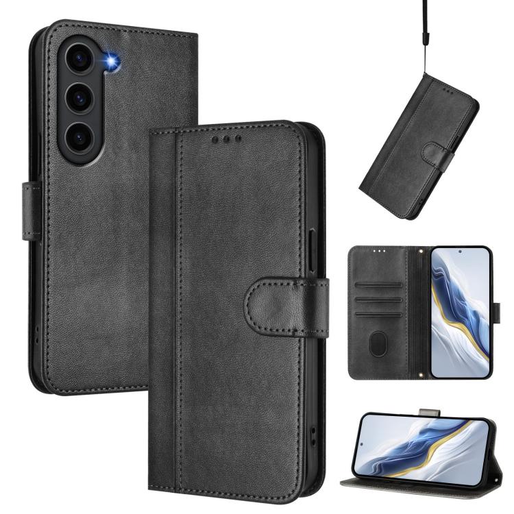 Custodia per telefono in pelle stile retrò con fibbia a giunzione lineare, For Samsung Galaxy S23 5G, For Samsung Galaxy S20 FE, For Samsung Galaxy S22 Ultra 5G