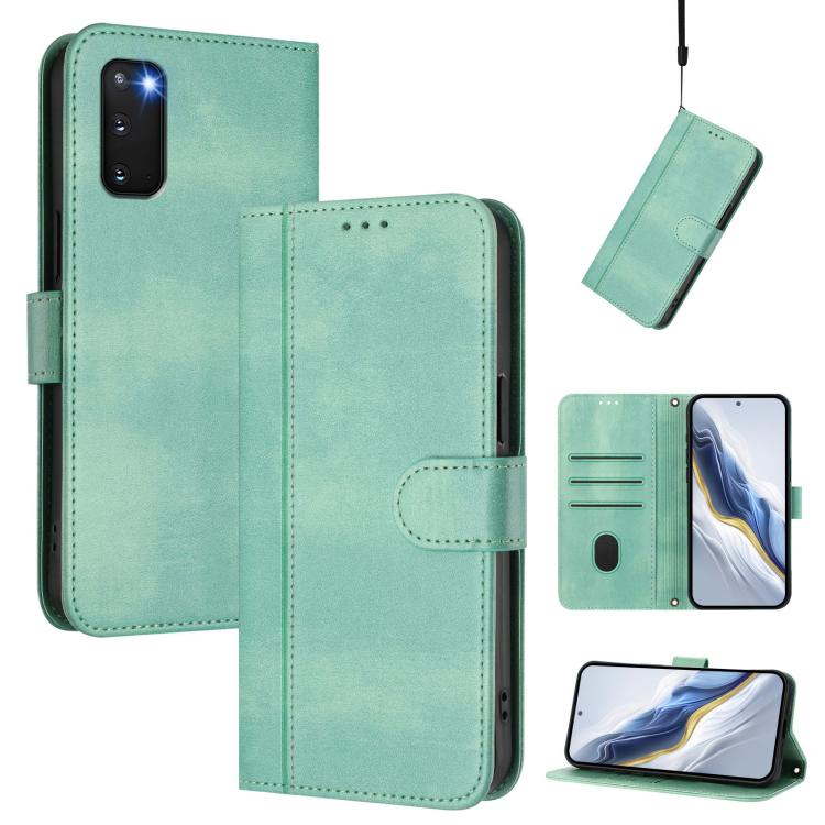 Custodia per telefono in pelle stile retrò con fibbia a giunzione lineare, For Samsung Galaxy S20 Ultra, For Samsung Galaxy S20, For Samsung Galaxy S20+