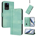 Custodia per telefono in pelle stile retrò con fibbia a giunzione lineare, For Samsung Galaxy S20 Ultra, For Samsung Galaxy S20, For Samsung Galaxy S20+