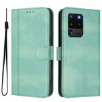 Custodia per telefono in pelle stile retrò con fibbia a giunzione lineare, For Samsung Galaxy S20 Ultra, For Samsung Galaxy S20, For Samsung Galaxy S20+