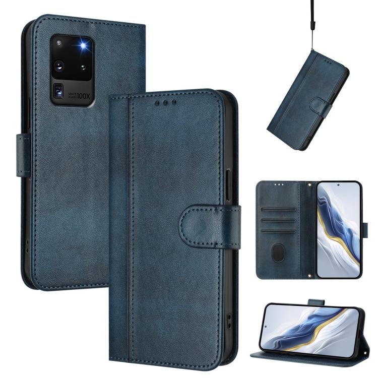 Custodia per telefono in pelle stile retrò con fibbia a giunzione lineare, For Samsung Galaxy S20 Ultra, For Samsung Galaxy S20, For Samsung Galaxy S20+