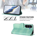 Custodia per telefono in pelle stile retrò con fibbia a giunzione lineare, For Galaxy S26 FE 5G, For Samsung Galaxy S26+ 5G, For Samsung Galaxy S26 Ultra 5G