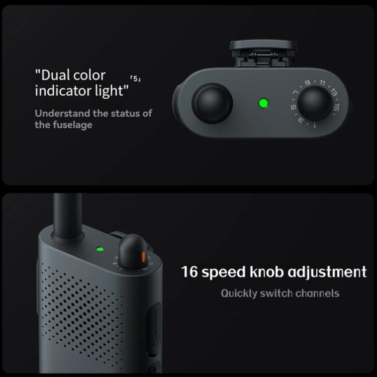 Walkie Talkie Xiaomi originale 1-5 km con batteria 2000 mAh