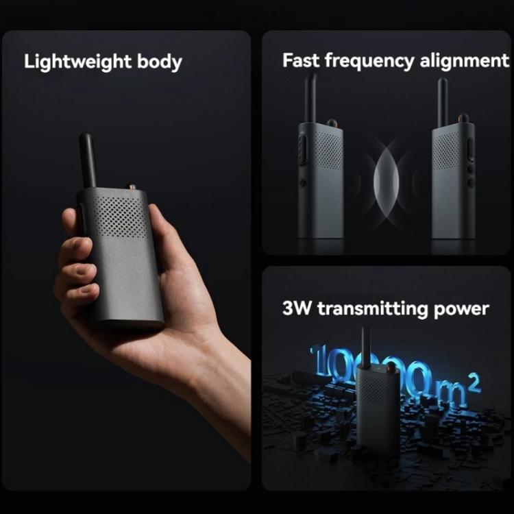 Walkie Talkie Xiaomi originale 1-5 km con batteria 2000 mAh