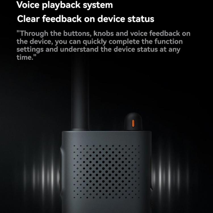 Walkie Talkie Xiaomi originale 1-5 km con batteria 2000 mAh