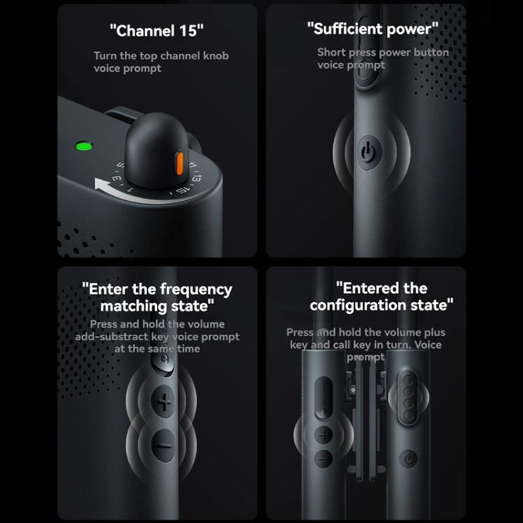 Walkie Talkie Xiaomi originale 1-5 km con batteria 2000 mAh