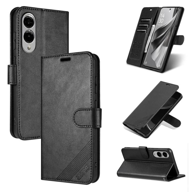 Custodia per telefono a libro in pelle con texture effetto montone AZNS, For Galaxy S26 FE 5G, For Samsung Galaxy S26+ 5G, For Samsung Galaxy S26 Ultra 5G, For Samsung Galaxy S26 5G, For Samsung Galaxy S25 FE 5G, For Samsung Galaxy S25 Edge 5G         ...