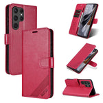 Custodia per telefono a libro in pelle con texture effetto montone AZNS, For Samsung Galaxy S25 Ultra 5G, For Samsung Galaxy S24 FE 5G, For Samsung Galaxy S24 Ultra 5G, For Samsung Galaxy S24+ 5G, For Samsung Galaxy S24 5G, For Samsung Galaxy S23 FE 5G...