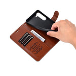 Custodia per telefono a libro in pelle con texture effetto montone AZNS, For Samsung Galaxy S23 5G, For Samsung Galaxy S22 Ultra 5G, For Samsung Galaxy S22+ 5G, For Samsung Galaxy S22 5G, For Samsung Galaxy S21 FE 5G