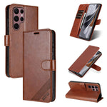 Custodia per telefono a libro in pelle con texture effetto montone AZNS, For Samsung Galaxy S23 5G, For Samsung Galaxy S22 Ultra 5G, For Samsung Galaxy S22+ 5G, For Samsung Galaxy S22 5G, For Samsung Galaxy S21 FE 5G