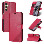 Custodia per telefono a libro in pelle con texture effetto montone AZNS, For Samsung Galaxy A36 5G, For Samsung Galaxy A16 5G, For Samsung Galaxy A55 5G, For Samsung Galaxy A35 5G, For Samsung Galaxy A15