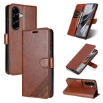 Custodia per telefono a libro in pelle con texture effetto montone AZNS, For Samsung Galaxy A36 5G, For Samsung Galaxy A16 5G, For Samsung Galaxy A55 5G, For Samsung Galaxy A35 5G, For Samsung Galaxy A15