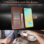 Custodia per telefono a libro in pelle con texture effetto montone AZNS, For Galaxy A08/A07 5G&4G, For Samsung Galaxy A57 5G, For Samsung Galaxy A37 5G, For Galaxy A27 5G, For Samsung Galaxy A17 5G, For Samsung Galaxy A06 4G / 5G                       ...