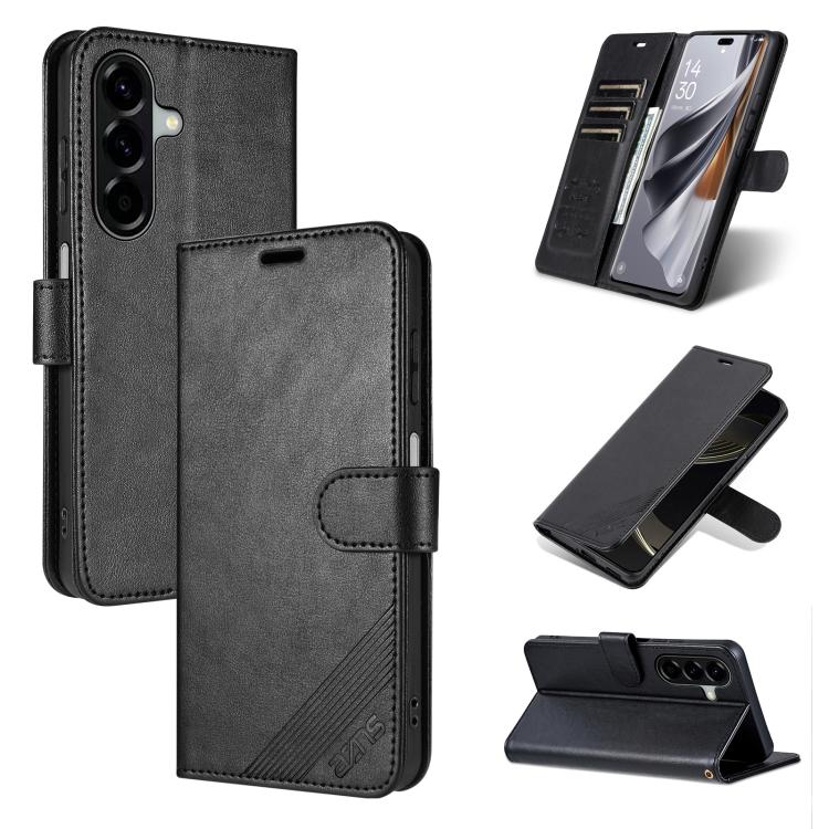 Custodia per telefono a libro in pelle con texture effetto montone AZNS, For Galaxy A08/A07 5G&4G, For Samsung Galaxy A57 5G, For Samsung Galaxy A37 5G, For Galaxy A27 5G, For Samsung Galaxy A17 5G, For Samsung Galaxy A06 4G / 5G                       ...