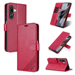 Custodia per telefono a libro in pelle con texture effetto montone AZNS, For Galaxy A08/A07 5G&4G, For Samsung Galaxy A57 5G, For Samsung Galaxy A37 5G, For Galaxy A27 5G, For Samsung Galaxy A17 5G, For Samsung Galaxy A06 4G / 5G                       ...