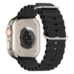 Cinturino per orologio in silicone xDfind Ocean, For Apple Watch 46mm / 49mm / 45mm / 44mm, For Apple Watch 42mm / 41mm / 40mm / 38mm
