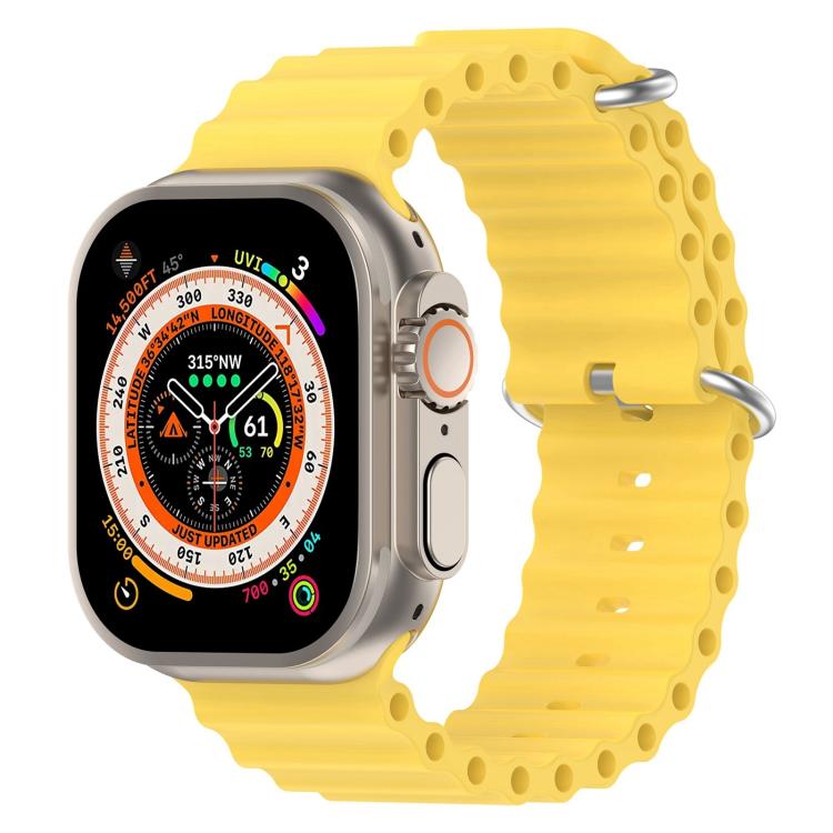 Cinturino per orologio in silicone xDfind Ocean, For Apple Watch 46mm / 49mm / 45mm / 44mm, For Apple Watch 42mm / 41mm / 40mm / 38mm