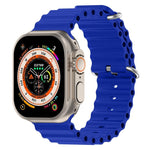 Cinturino per orologio in silicone xDfind Ocean, For Apple Watch 46mm / 49mm / 45mm / 44mm, For Apple Watch 42mm / 41mm / 40mm / 38mm