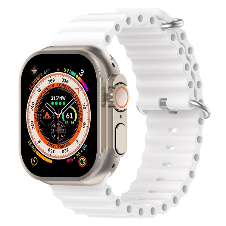 Cinturino per orologio in silicone xDfind Ocean, For Apple Watch 46mm / 49mm / 45mm / 44mm, For Apple Watch 42mm / 41mm / 40mm / 38mm