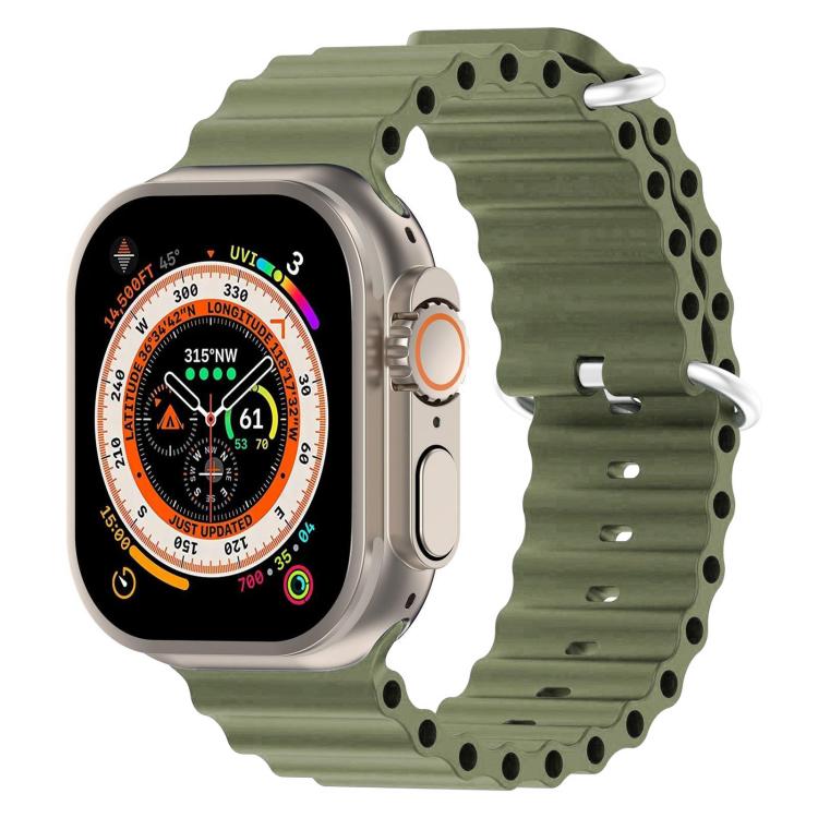 Cinturino per orologio in silicone xDfind Ocean, For Apple Watch 46mm / 49mm / 45mm / 44mm, For Apple Watch 42mm / 41mm / 40mm / 38mm