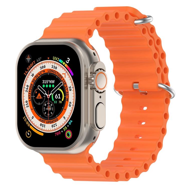 Cinturino per orologio in silicone xDfind Ocean, For Apple Watch 46mm / 49mm / 45mm / 44mm, For Apple Watch 42mm / 41mm / 40mm / 38mm
