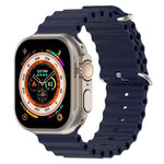 Cinturino per orologio in silicone xDfind Ocean, For Apple Watch 46mm / 49mm / 45mm / 44mm, For Apple Watch 42mm / 41mm / 40mm / 38mm
