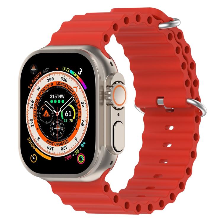 Cinturino per orologio in silicone xDfind Ocean, For Apple Watch 46mm / 49mm / 45mm / 44mm, For Apple Watch 42mm / 41mm / 40mm / 38mm