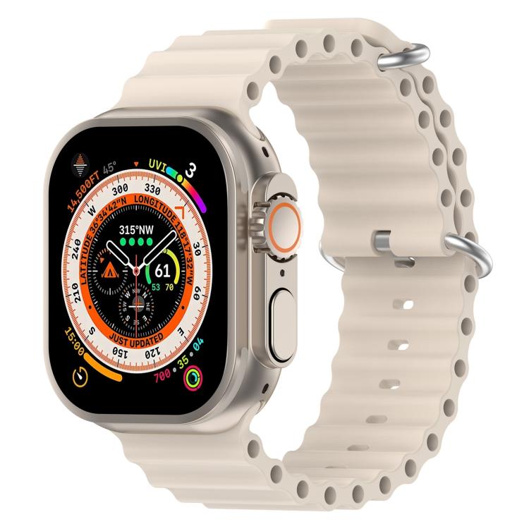 Cinturino per orologio in silicone xDfind Ocean, For Apple Watch 46mm / 49mm / 45mm / 44mm, For Apple Watch 42mm / 41mm / 40mm / 38mm