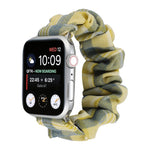Panno stile uniforme JK + cinturino da polso per orologio in acciaio inossidabile, For Apple Watch Series 7 45mm / 6 & SE & 5 & 4 44mm / 3 & 2 & 1 42mm, For Apple Watch Series 7 41mm / 6 & SE & 5 & 4 40mm / 3 & 2 & 1 38mm
