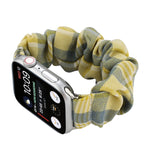 Panno stile uniforme JK + cinturino da polso per orologio in acciaio inossidabile, For Apple Watch Series 7 45mm / 6 & SE & 5 & 4 44mm / 3 & 2 & 1 42mm, For Apple Watch Series 7 41mm / 6 & SE & 5 & 4 40mm / 3 & 2 & 1 38mm
