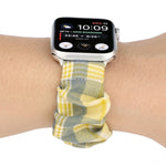 Panno stile uniforme JK + cinturino da polso per orologio in acciaio inossidabile, For Apple Watch Series 7 45mm / 6 & SE & 5 & 4 44mm / 3 & 2 & 1 42mm, For Apple Watch Series 7 41mm / 6 & SE & 5 & 4 40mm / 3 & 2 & 1 38mm