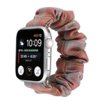 Panno stile uniforme JK + cinturino da polso per orologio in acciaio inossidabile, For Apple Watch Series 7 45mm / 6 & SE & 5 & 4 44mm / 3 & 2 & 1 42mm, For Apple Watch Series 7 41mm / 6 & SE & 5 & 4 40mm / 3 & 2 & 1 38mm