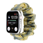 Panno stile uniforme JK + cinturino da polso per orologio in acciaio inossidabile, For Apple Watch Series 7 45mm / 6 & SE & 5 & 4 44mm / 3 & 2 & 1 42mm, For Apple Watch Series 7 41mm / 6 & SE & 5 & 4 40mm / 3 & 2 & 1 38mm
