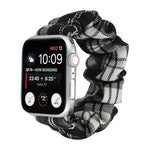 Panno stile uniforme JK + cinturino da polso per orologio in acciaio inossidabile, For Apple Watch Series 7 45mm / 6 & SE & 5 & 4 44mm / 3 & 2 & 1 42mm, For Apple Watch Series 7 41mm / 6 & SE & 5 & 4 40mm / 3 & 2 & 1 38mm